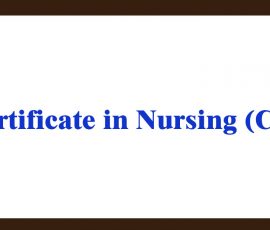 Certificate in Nursing (CN)