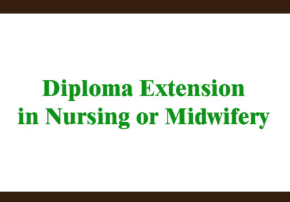 Diploma Extension in Nursing or Midwifery