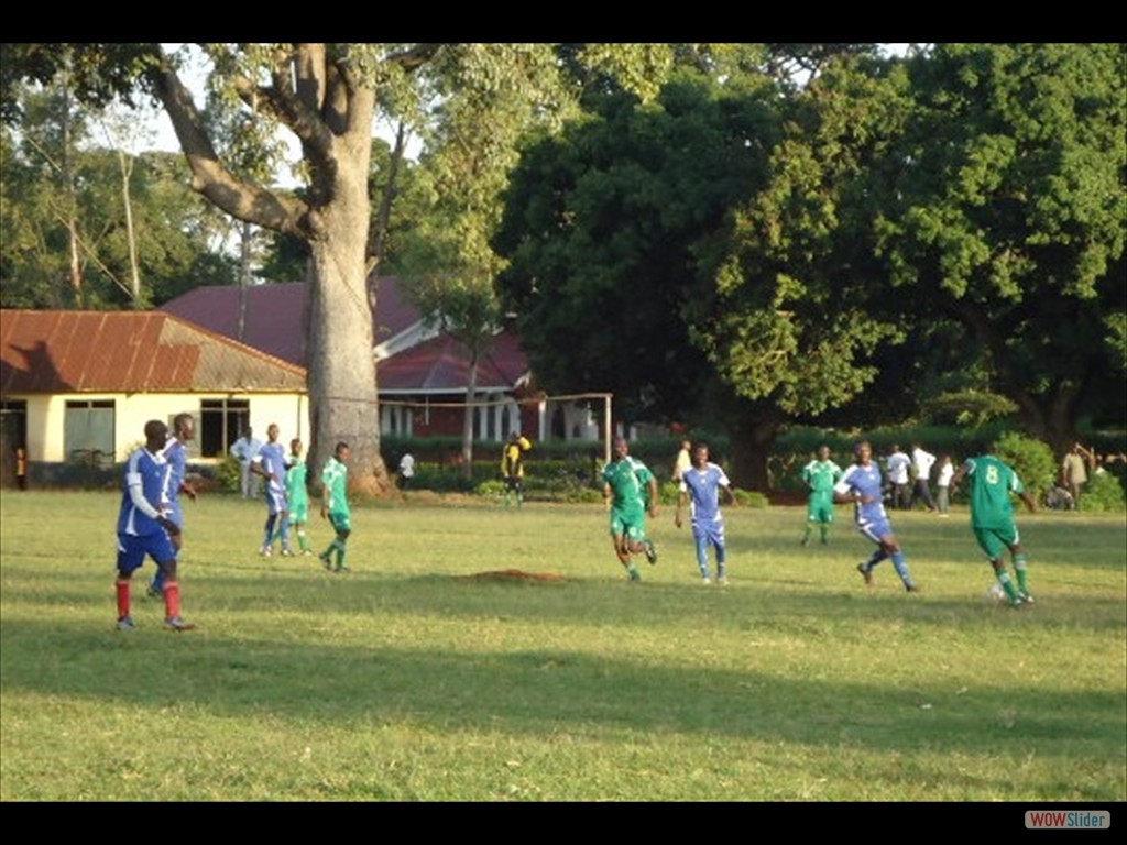 Student Playing Football